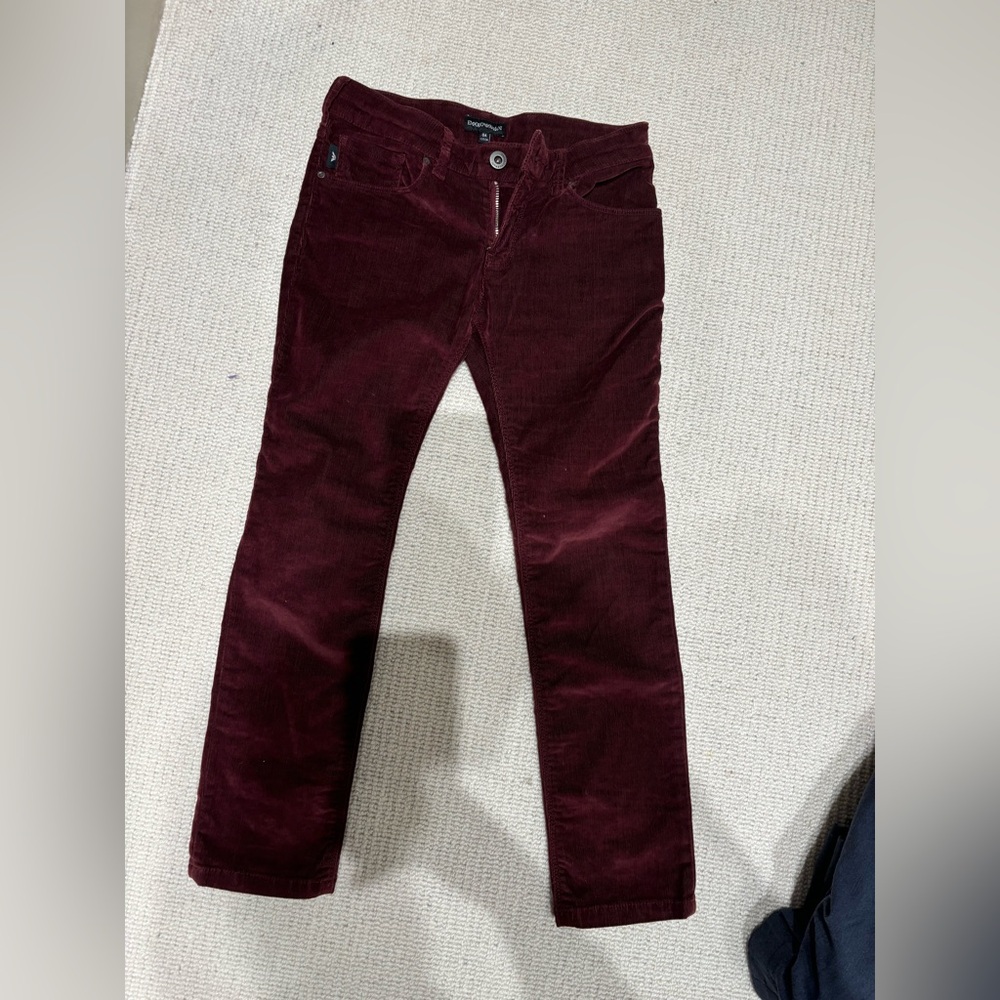 Emporia Armani boys corduroy velvet pants size 8